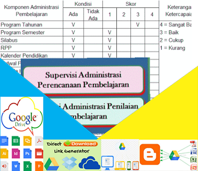 Aplikasi Penilaian Pembelajaran Lengkap dengan Supervisi Administrasi (Excel)