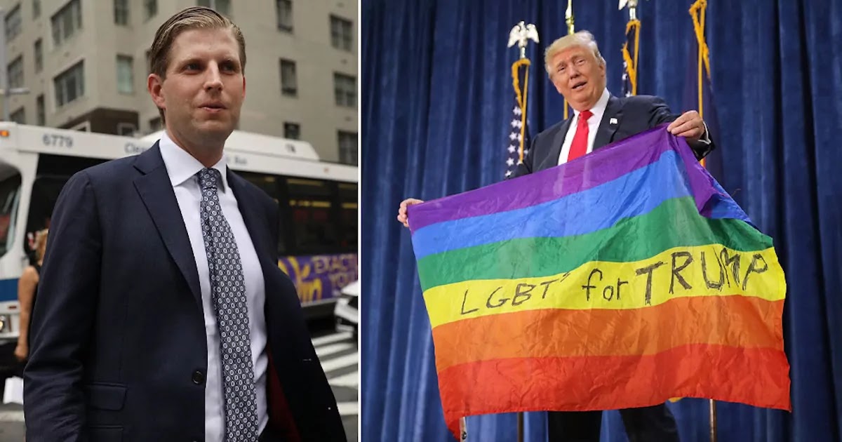 Eric Trump States He Is 'Part Of The LGBT Community' Leading Many To Ask If The President's Son Is Gay