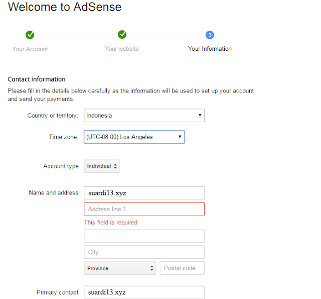 Trik Bug Daftar Google Adsense Indonesia Juni 2016