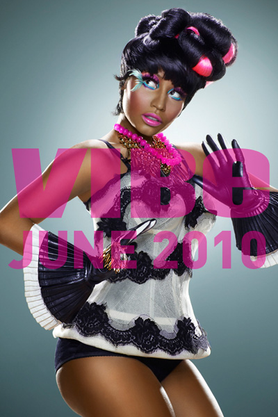 nicki minaj vibe magazine photo shoot