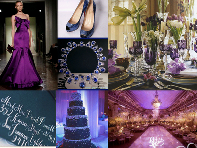  scheme of Midnight Blue and Purple to make your dream wedding stunning