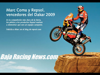 Auto Racing  Mexico on Baja Racing News Live   Repsol And Baja Racing News Com Announcement