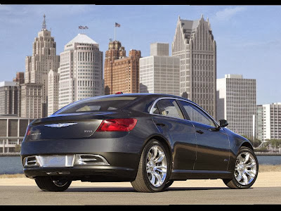  from the interior Chrysler 200C EV Concept model year 2009