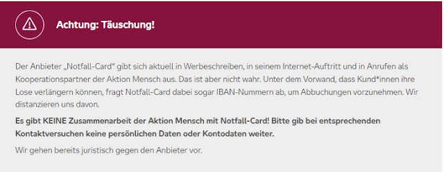 Screenshot: Hompage https://www.aktion-mensch.de // August 2023