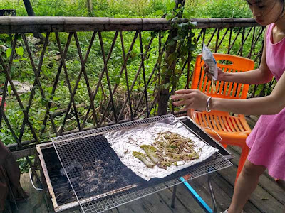 Barbecue vegetables