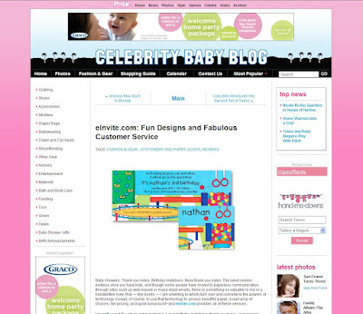 Celebrity Blogs on Thank You People Celebrity Baby Blog