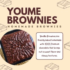 Yummy Chewy Brownies by YouMe Brownies