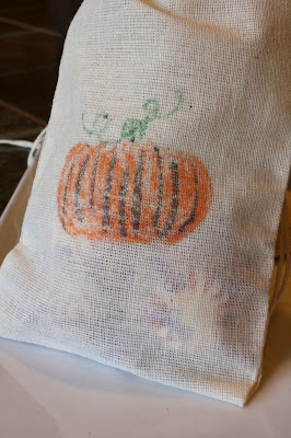 Crayon Transfer Treat Bag