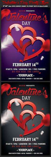  Valentines Day Party Flyer Template