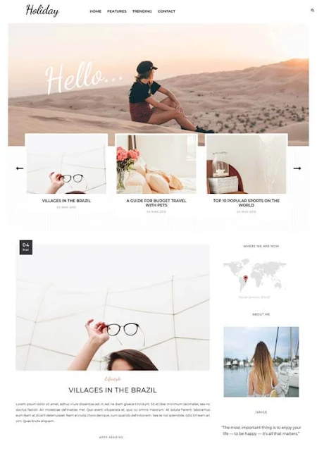 Holiday-blogger-template skmovie.xyz