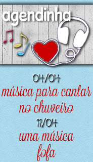 Imagem do banner da agendinha da Blogagem Coletiva Musical, 11/04/13, Música Fofa