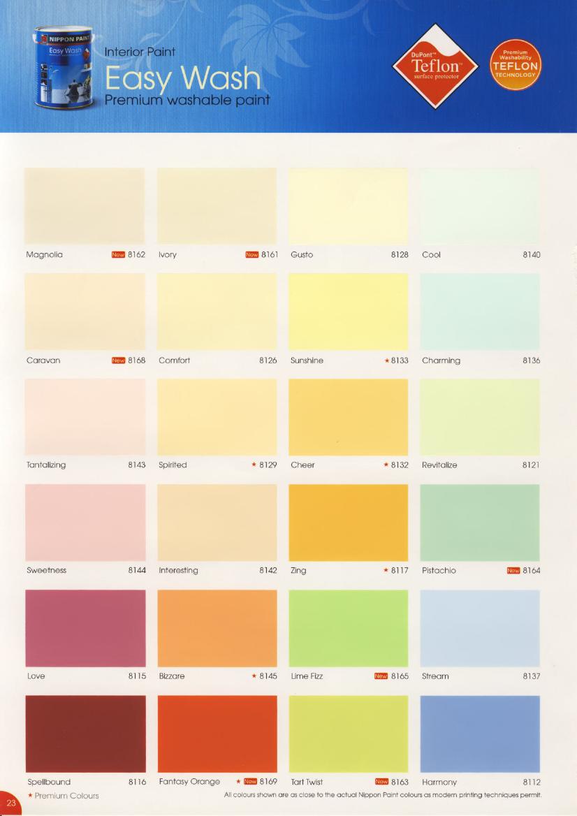 Katalog Warna Nippon Paint ARSITEKTUR ON SEVEN