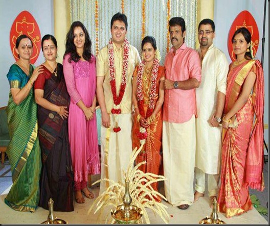 Balachandra Menon daughter Bhavana marriage photo1