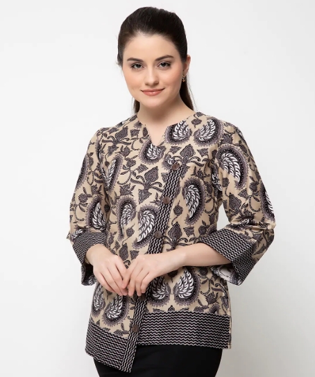  Model  Baju  Batik Atasan  Untuk Wanita  Terbaru