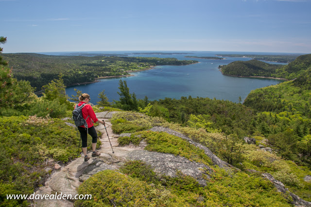 great hiking in in Acadia National Park, Mount Desert Island, Maine