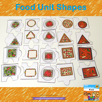 Sort the puzzles cards by food items