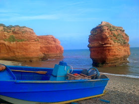 One of the great views of Ladram Bay in Otterton, Devon