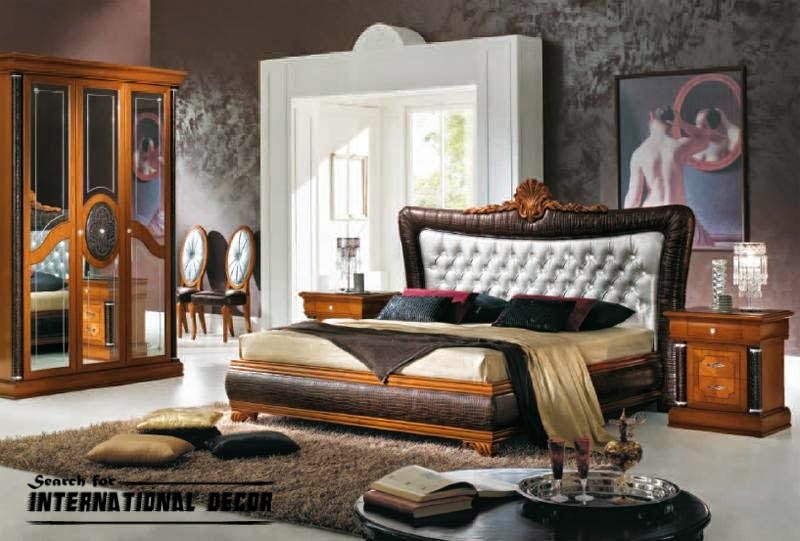  Luxury  Italian bedroom and furniture  in classic style