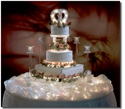 elegance weddings cakes