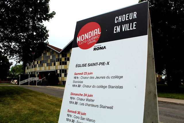 Our French name displayed at the Montreal Mondial event