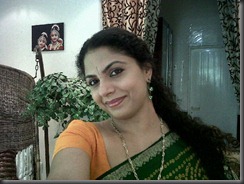 asha sarath closeup hot _in saree