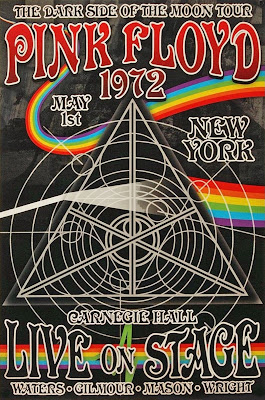 Pink Floyd - Dark Side of The Moon 1972 Tour Poster