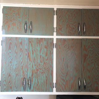 Refinishing vintage oak cabinets