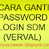 Cara Ganti Password Akun SDM | VervalPTK,VervalPD,VervalSP