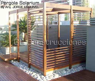 Pérgola solarium