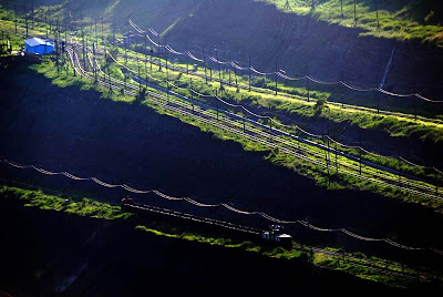 World’s Largest Artificial Pit -West Open Pit of Fushun Coal Mine 