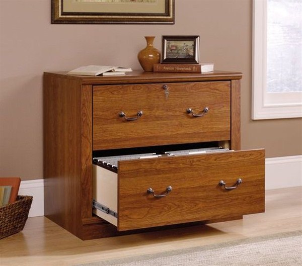 wood filing cabinet 2 drawer