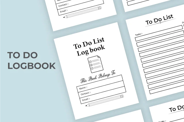 To Do Task Book KDP Interior Vector free download