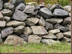 loose stack rock wall