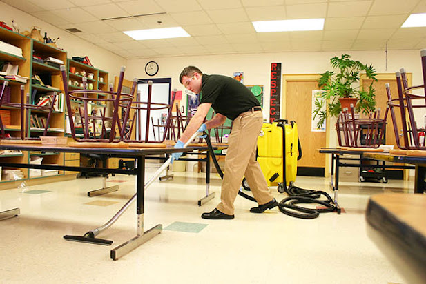 regular school cleaning