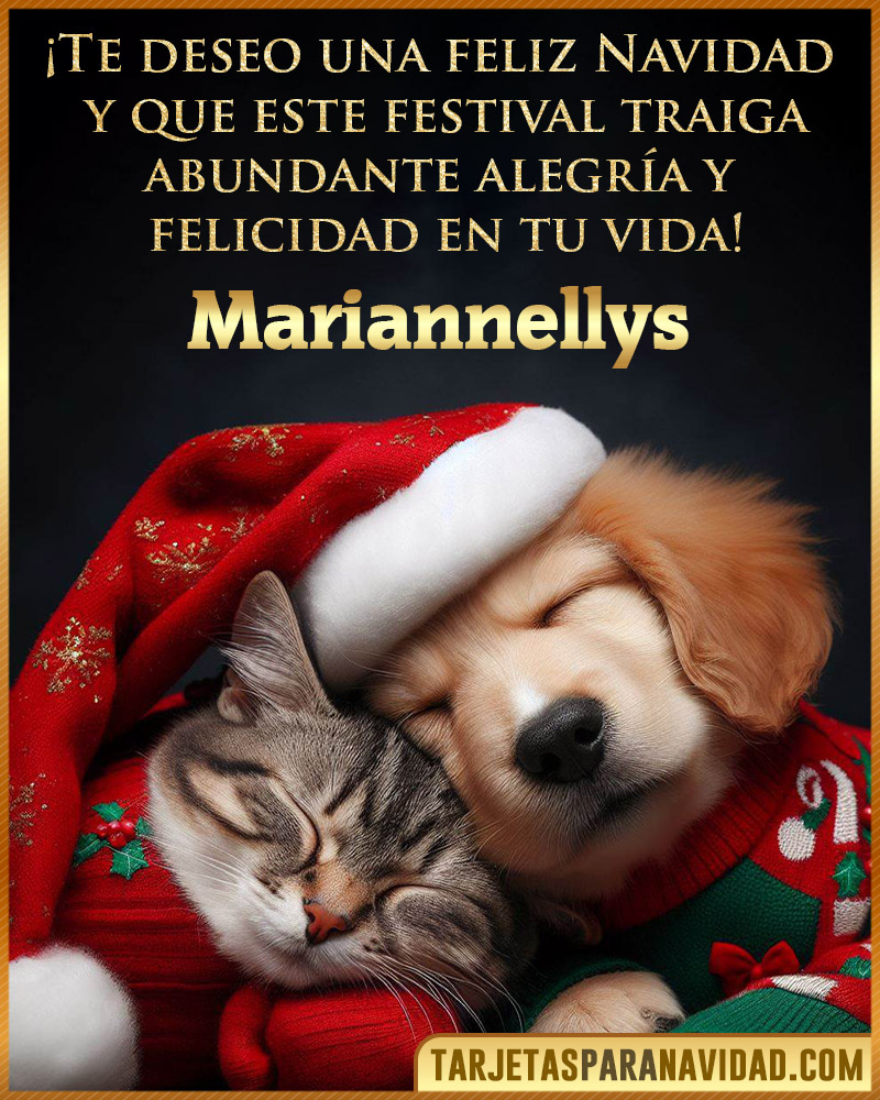 Postales de navidad para Mariannellys