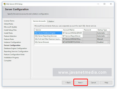 Cara Install Database SQL Server