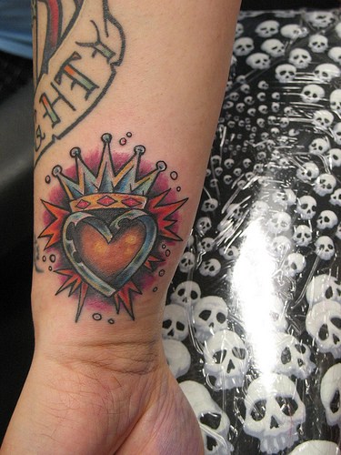 simple heart tattoo