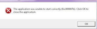 error code 0xc000007b
