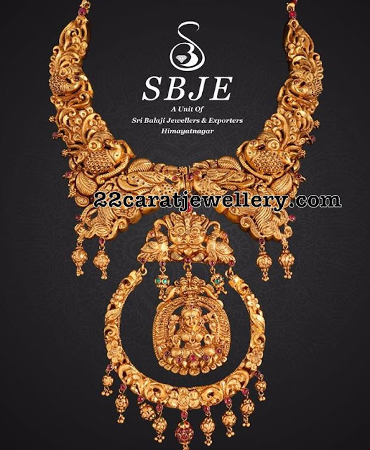 Peacock Necklace by SBJE