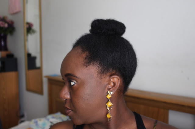 natural hair styles, natural hair top knot, natural hair bun, protective styles, berry dakara, african naturalistas, black hair, professional natural hair