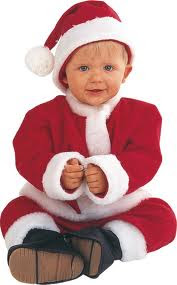 DISFRAZ DE PAPA NOEL PARA BEBE disfracesdefantasia.blogspot.com