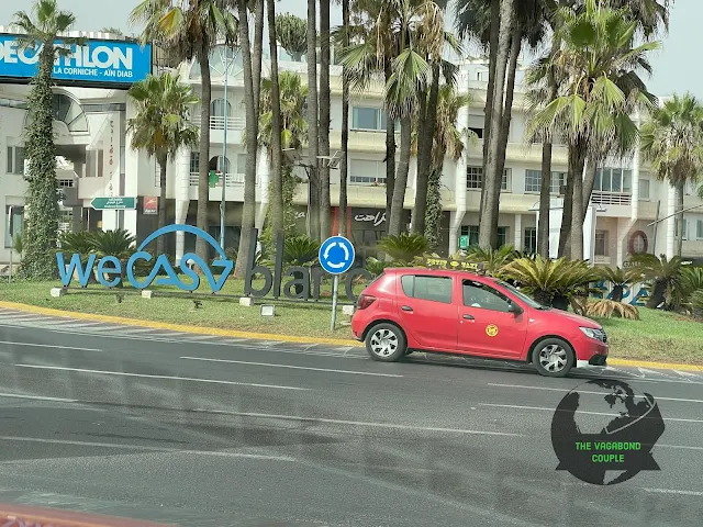 Rond Point Megarama Océan Atlantique-La Corniche-Kennedy Traffic Circle, Casablanca