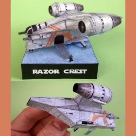 Razor Crest Papercraft