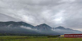 The mountains near Sofia; first photograph of the trip