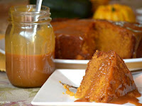 SLOW COOKER STICKY CARAMEL PUMPKIN CAKE