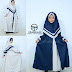 Gamis Biru Dongker Jilbabnya Warna Apa