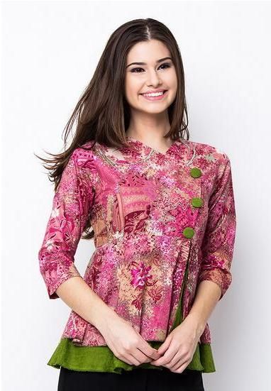  21 model baju batik anak muda jaman sekarang terbaru 