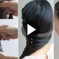 How To Create Side-Swept Mermaid Braid Hairstyle, See Tutorial