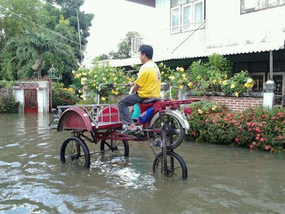 Ide Unik Untuk Menghadapi Banjir di Thailand