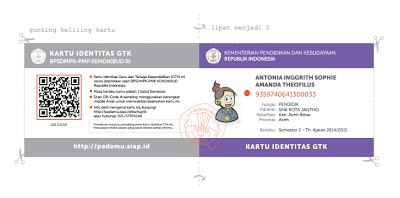 INFO TERBARI : APLIKASI KARTU NUPTK DAN NISN DARI PDSP